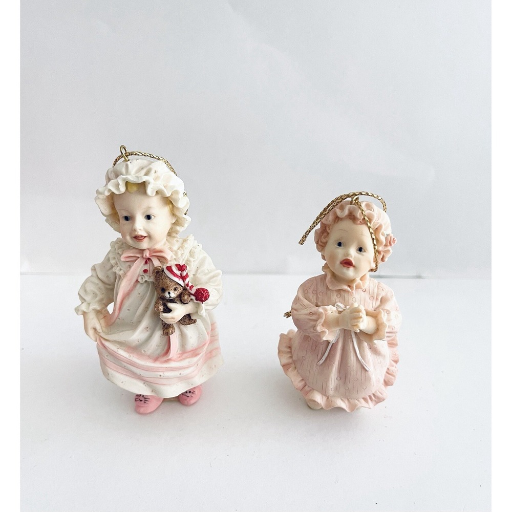 Ashton Drake Ornament "EMILY" Yolanda Bello‎ Picture Perfect Babies Set Of 2